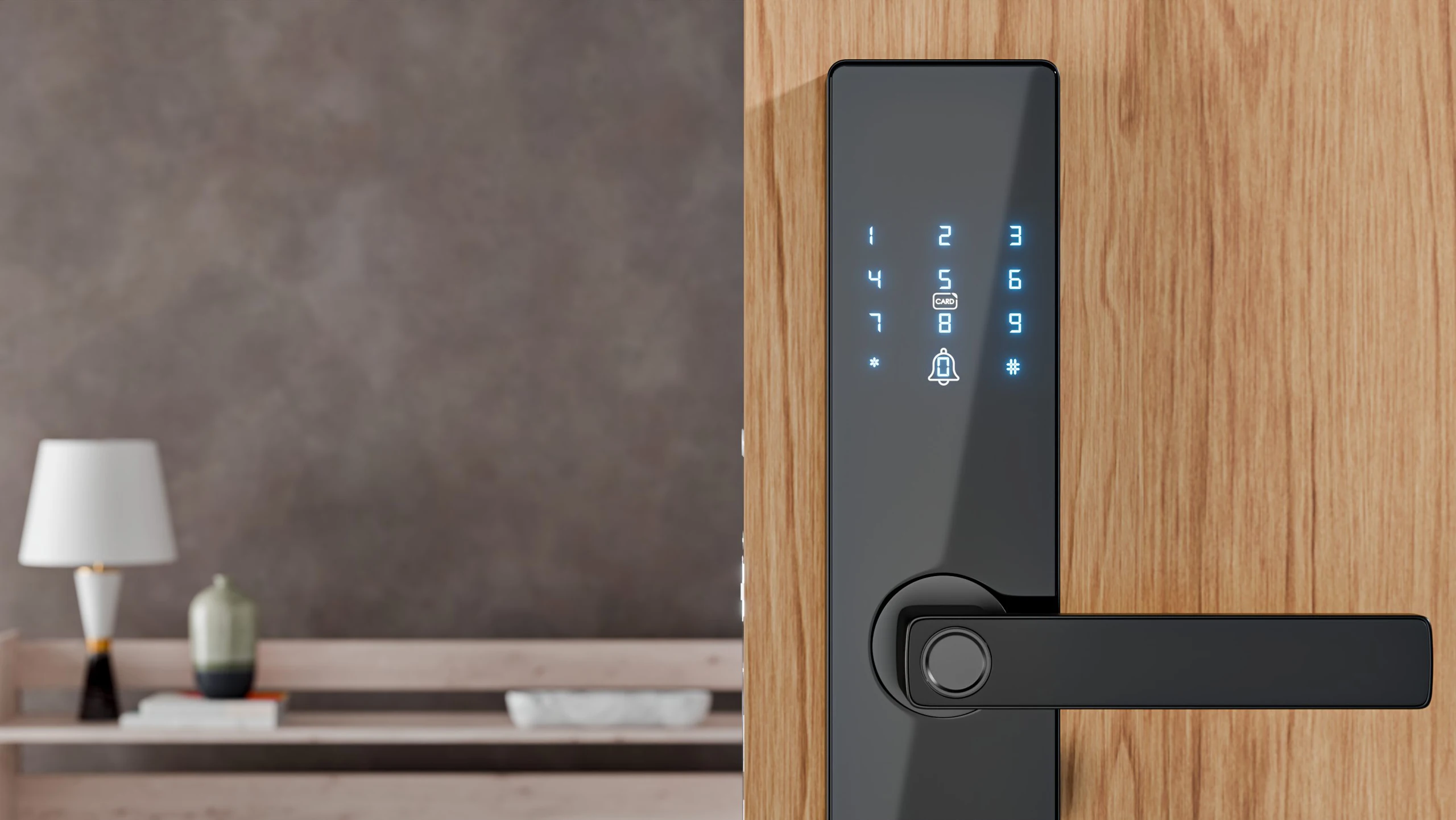 Mira Core on an interior entrance door